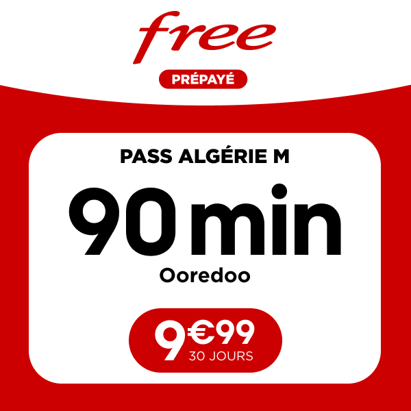 Recharge Free Pass Algérie M